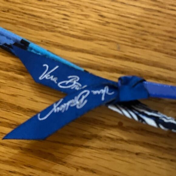 Floral Blue and White Vera Bradley Women's Bag - Picture 4 of 5